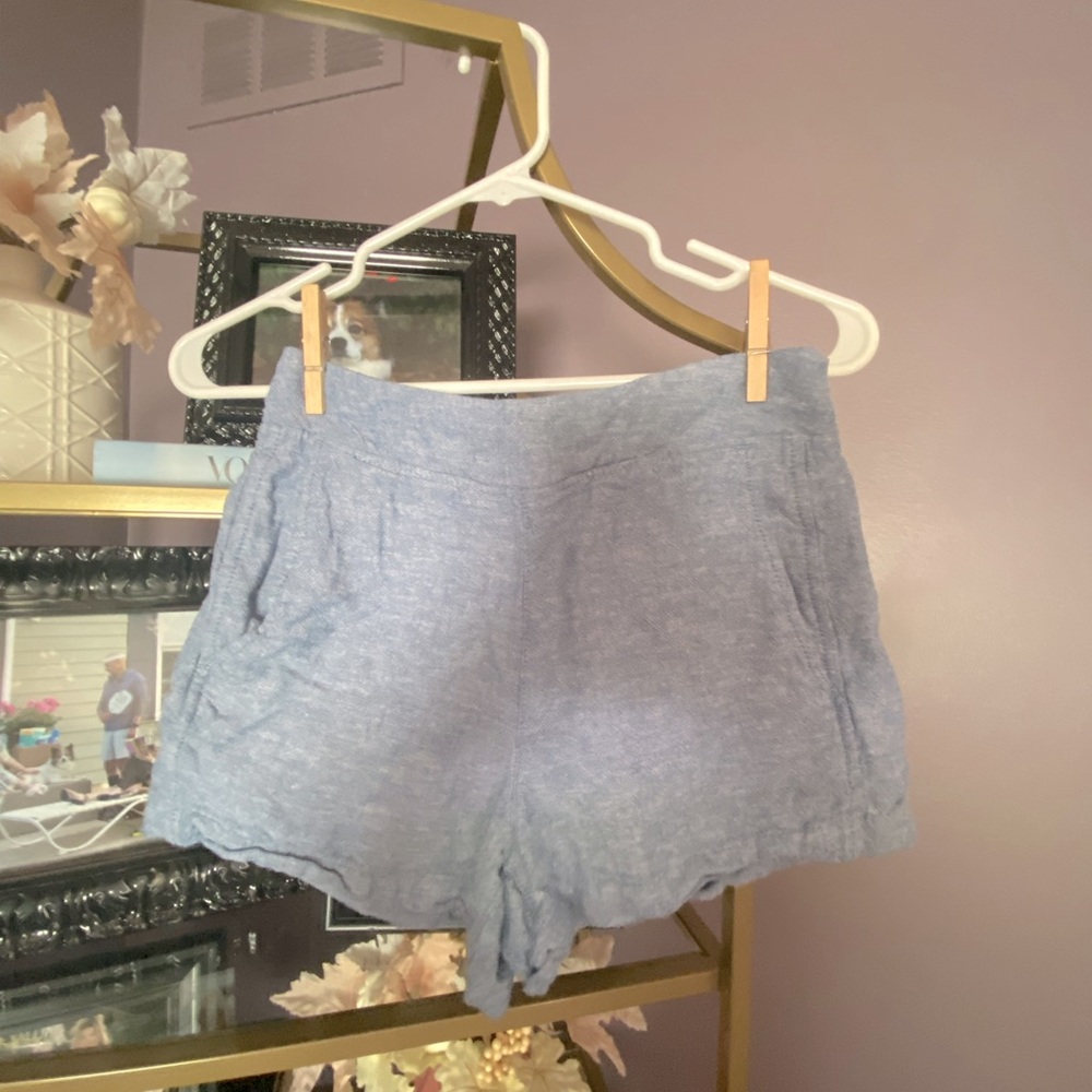 GAP linen denim shorts xs